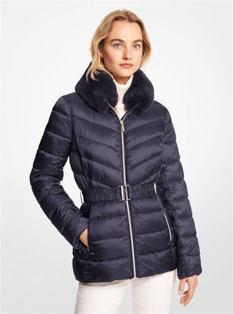 men michael kors puffer|Michael Kors packable puffer.